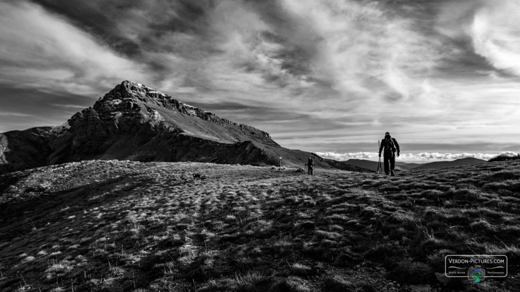 photo randonnee au col du portail de blieux dans le Verdon